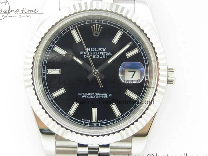 Black Markers Jubilee Noob Best 126334 on SS Bracelet Dial Edition DateJust 1:1 A3235 Stick 904L 0110